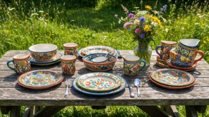 Picnic Ceramic Dinner Set