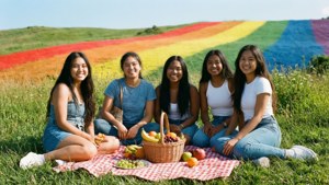 Picnic on Rainbow Hill