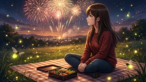 Picnic Under Fireworks