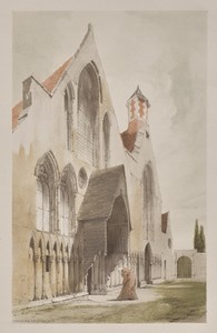 Picturesque Architecture in Paris, Ghent, Antwerp, Rouen:  Hospice des Vieillards, Ghent, Belgium