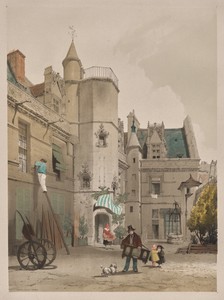 Picturesque Architecture in Paris, Ghent, Antwerp, Rouen:  Hôtel Cluny, Paris