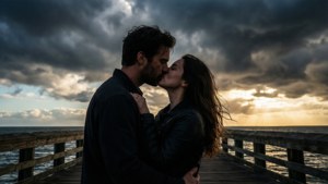 Pier Kiss in Stormlight