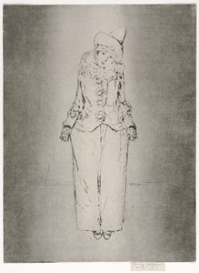 Pierrot en Pied, Portrait of Lady A. C.