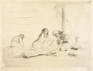 Pietà (1ère planche) (Pietà) (first plate)
