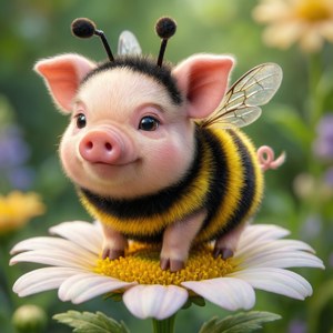Pig Bee Costume