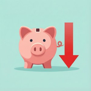 Piggy Bank Down