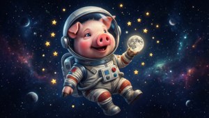 Piglet in Space