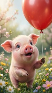 Piglet's Balloon Flight