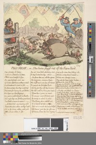 Pigs Meat; - or - The Swine Flogg'd Out of the Farm-Yard