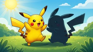 Pikachu and Shadow Play