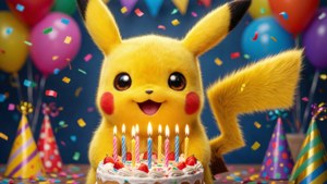Pikachu Birthday Cake