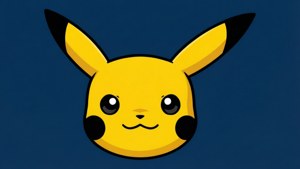 Pikachu Face Vector
