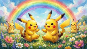 Pikachu Flower Field