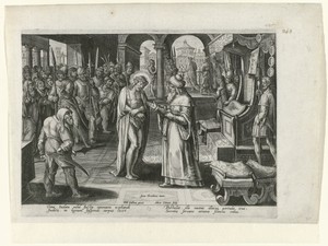 Pilatus ondervraagt Christus een laatste keer