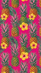 Pineapple Hibiscus Burst