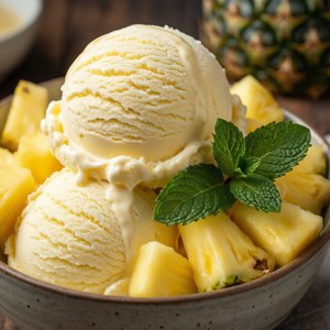 Pineapple Ice Cream Bowl