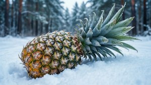 Pineapple in Snow
