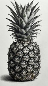 Pineapple Pencil Sketch