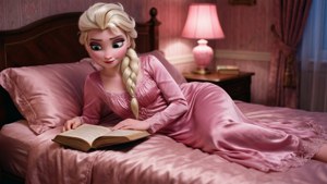 Pink Bedtime Elsa