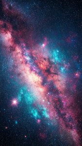 Pink Cyan Galaxy Dream