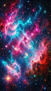 Pink Cyan Nebula
