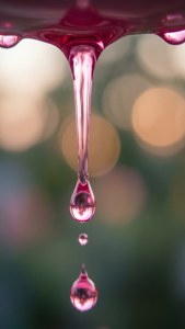 Pink Drip Bokeh Dream