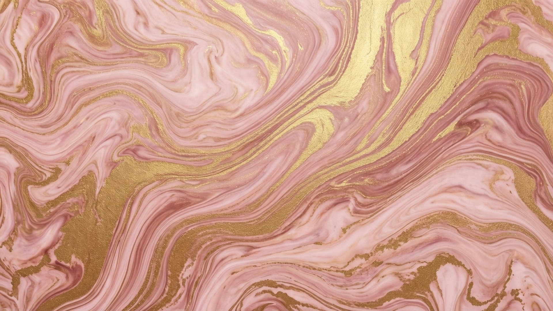 Pink Gold Marble by Wallpapers.art Studio