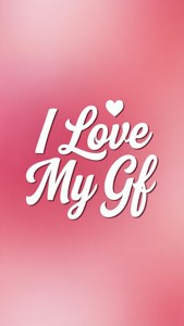 Pink Gradient Love Text