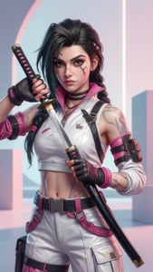 Pink Kunai Jett