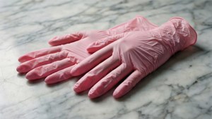 Pink Latex on Marble