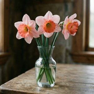 Pink Narcissus Still Life