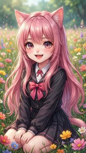 Pink Nekomimi Field
