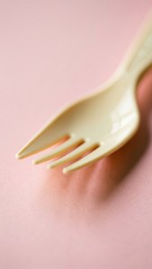 Pink Plastic Spork