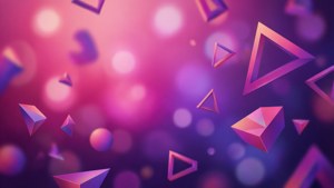Pink Purple Geometric Dream