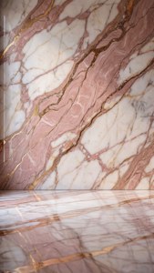 Pink Rose Gold Marble
