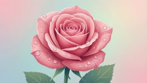 Pink Rose Serenity