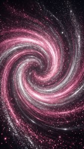 Pink Sparkle Swirl