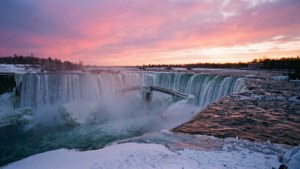 Pink Sunset Winter