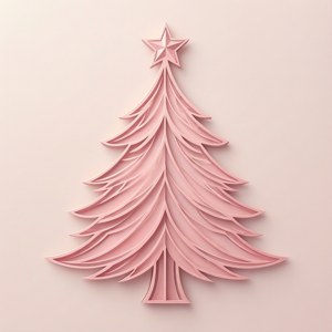 Pink SVG Tree Elegant