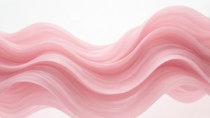 Pink Waves Abstract