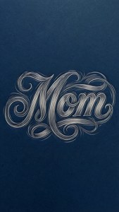 Pinstripe Mom Engraving
