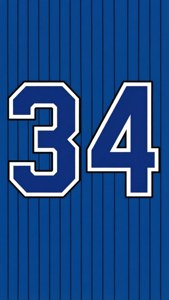 Pinstripe Number 34