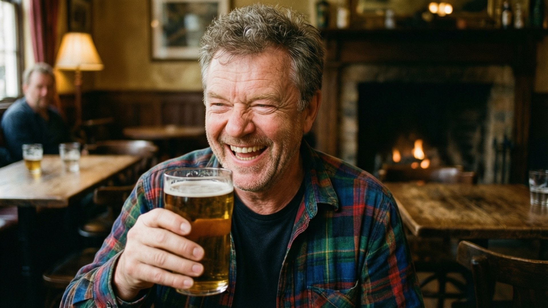 Pint and a Laugh by Wallpapers.art Studio