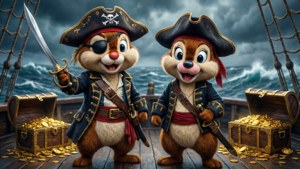 Pirate Chipmunks