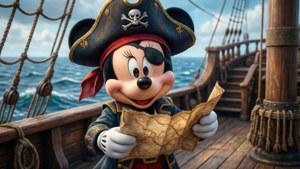 Pirate Minnie Mouse