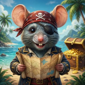 Pirate Rat Treasure