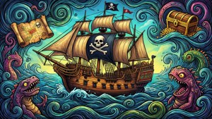 Pirate Ship Doodle