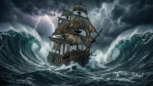 Pirate Ship Storm