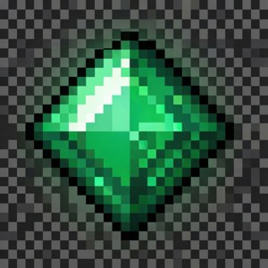 Pixel Art Emerald