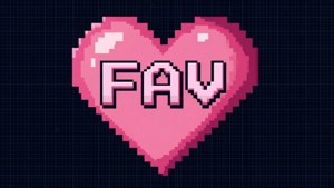 Pixel Art Heart FAV